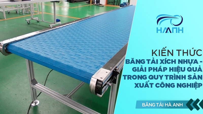 Băng tải xích nhựa – Giải pháp hiệu quả trong quy trình sản xuất công nghiệp