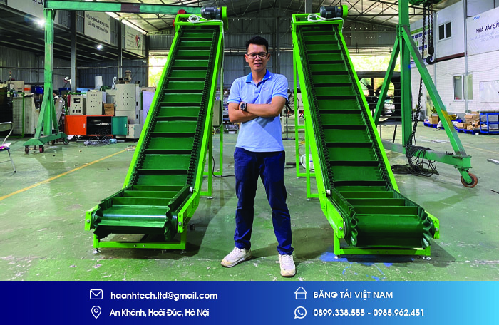 Băng Tải Tai Bèo Nghiêng